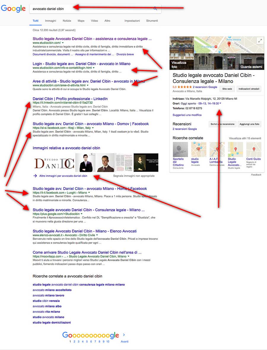 avvocato daniel cibin screenshot